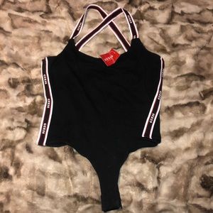 GUESS black tank bodysuit
